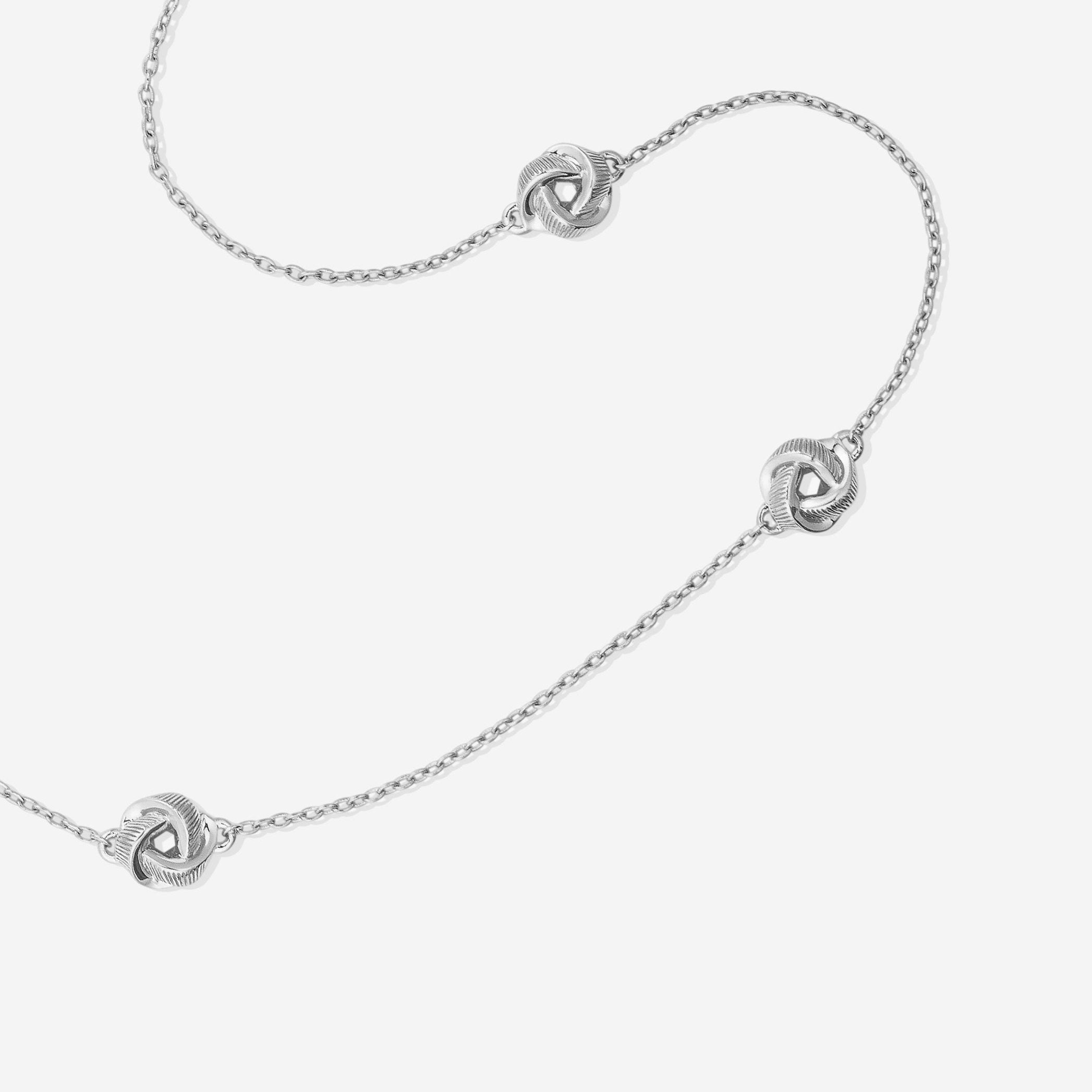 886 Royal Mint Necklaces Knot Necklace 18" Sterling Silver