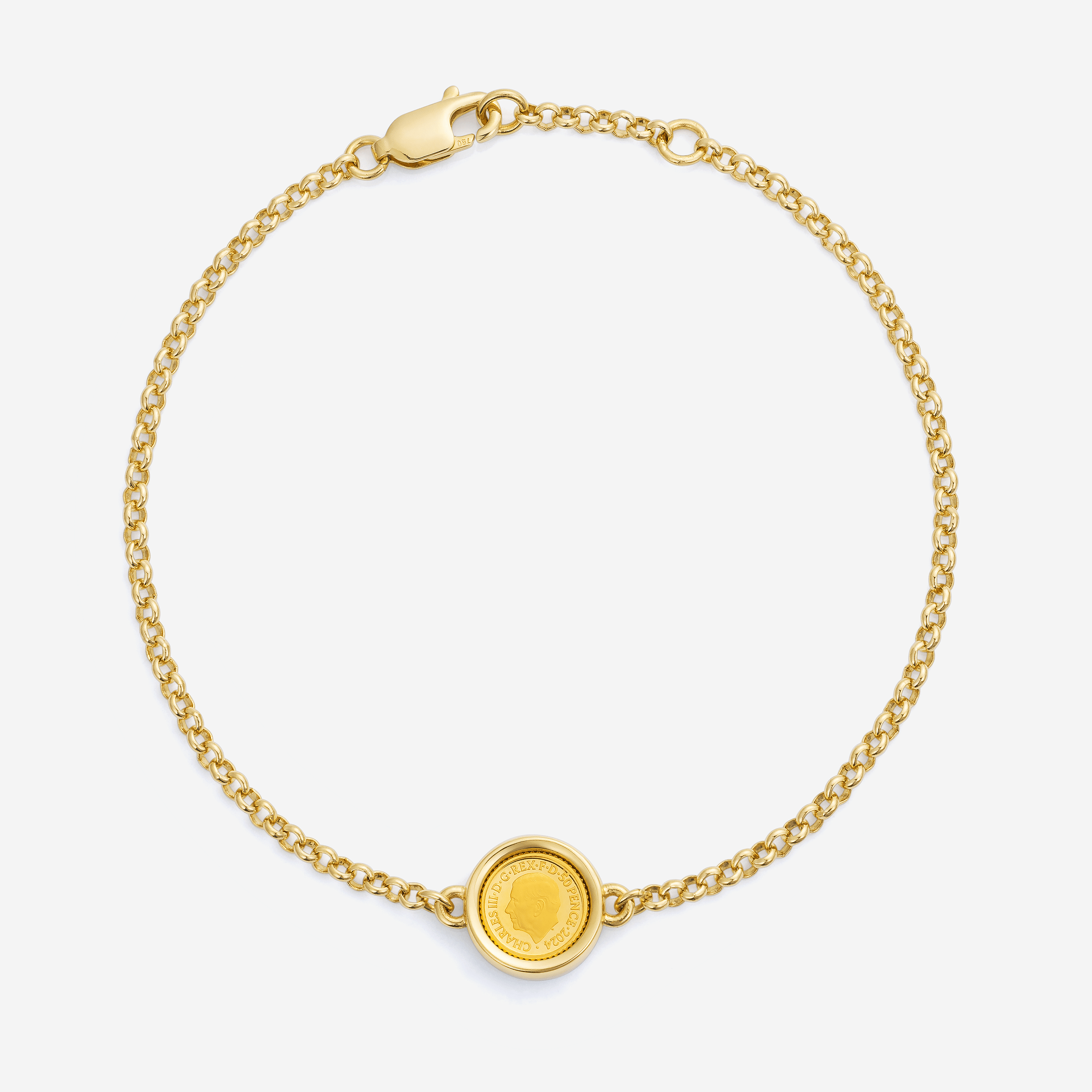 886 Royal Mint Bracelet 1/40oz Bracelet, 18ct Yellow Gold