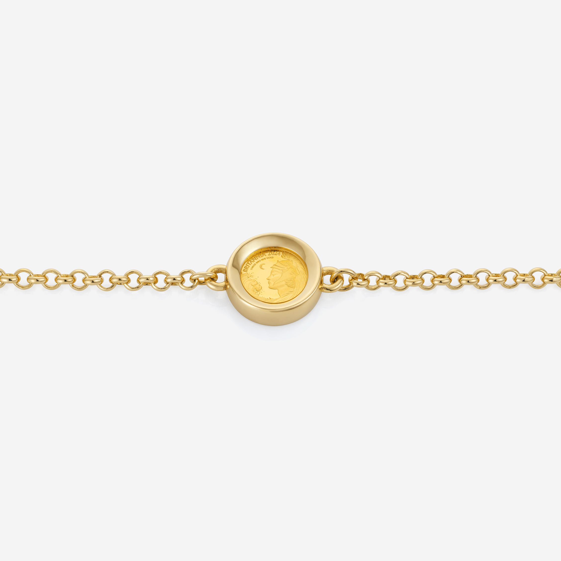 886 Royal Mint Bracelet 1/40oz Bracelet, 18ct Yellow Gold
