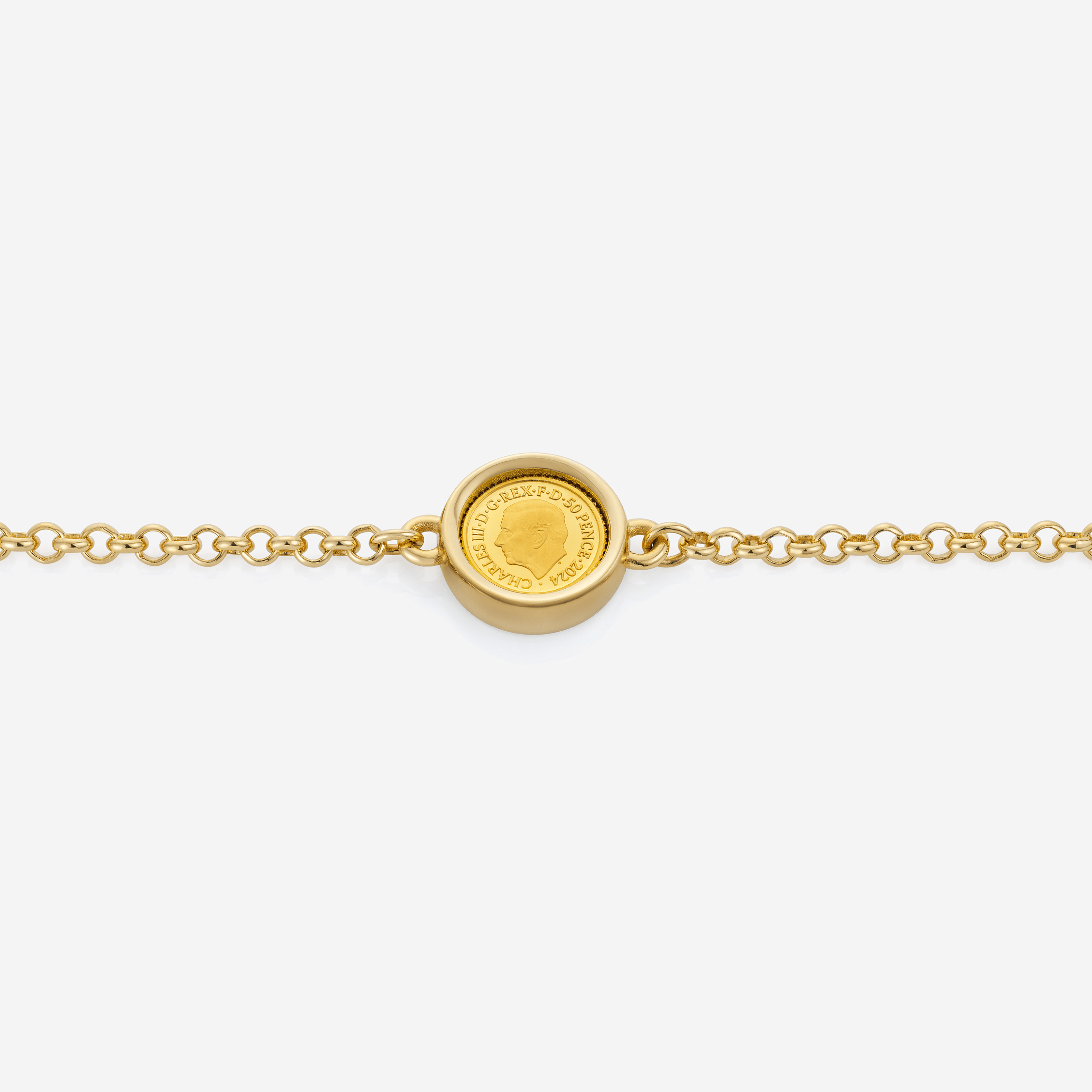 886 Royal Mint Bracelet 1/40oz Bracelet, 18ct Yellow Gold