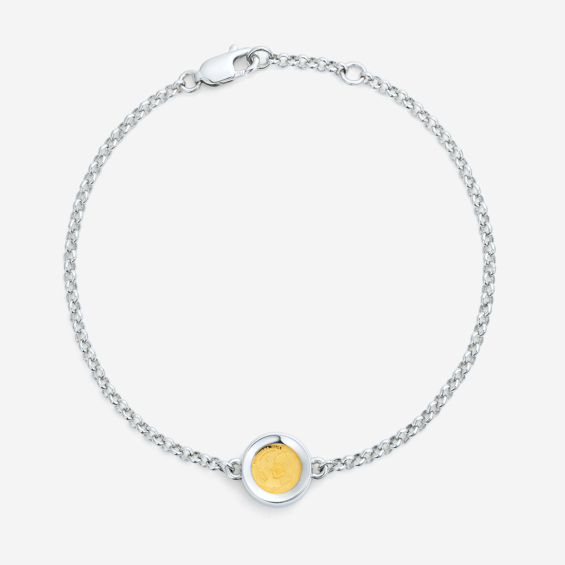 886 Royal Mint Bracelet 1/40oz Bracelet, Silver