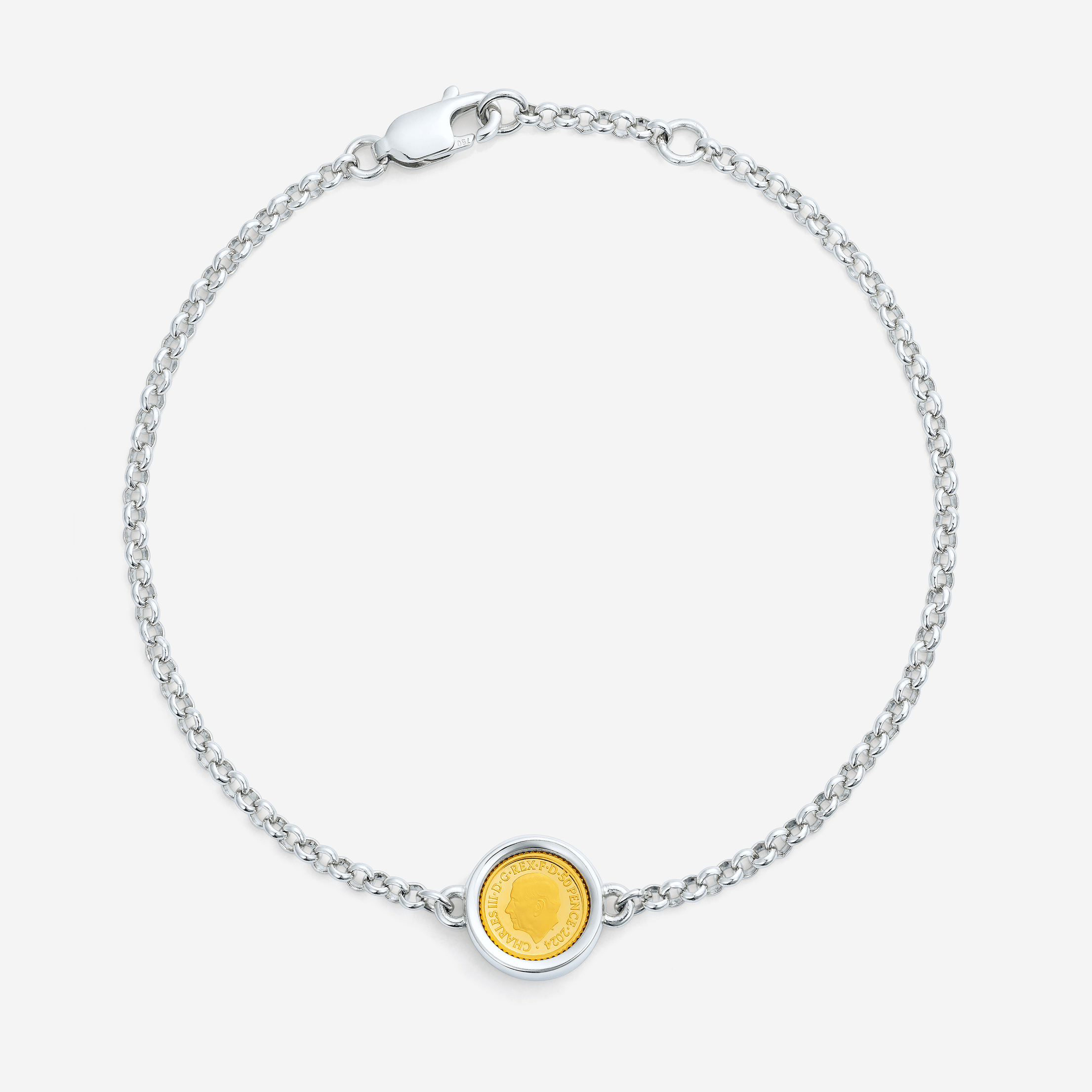 886 Royal Mint Bracelet 1/40oz Bracelet, Silver