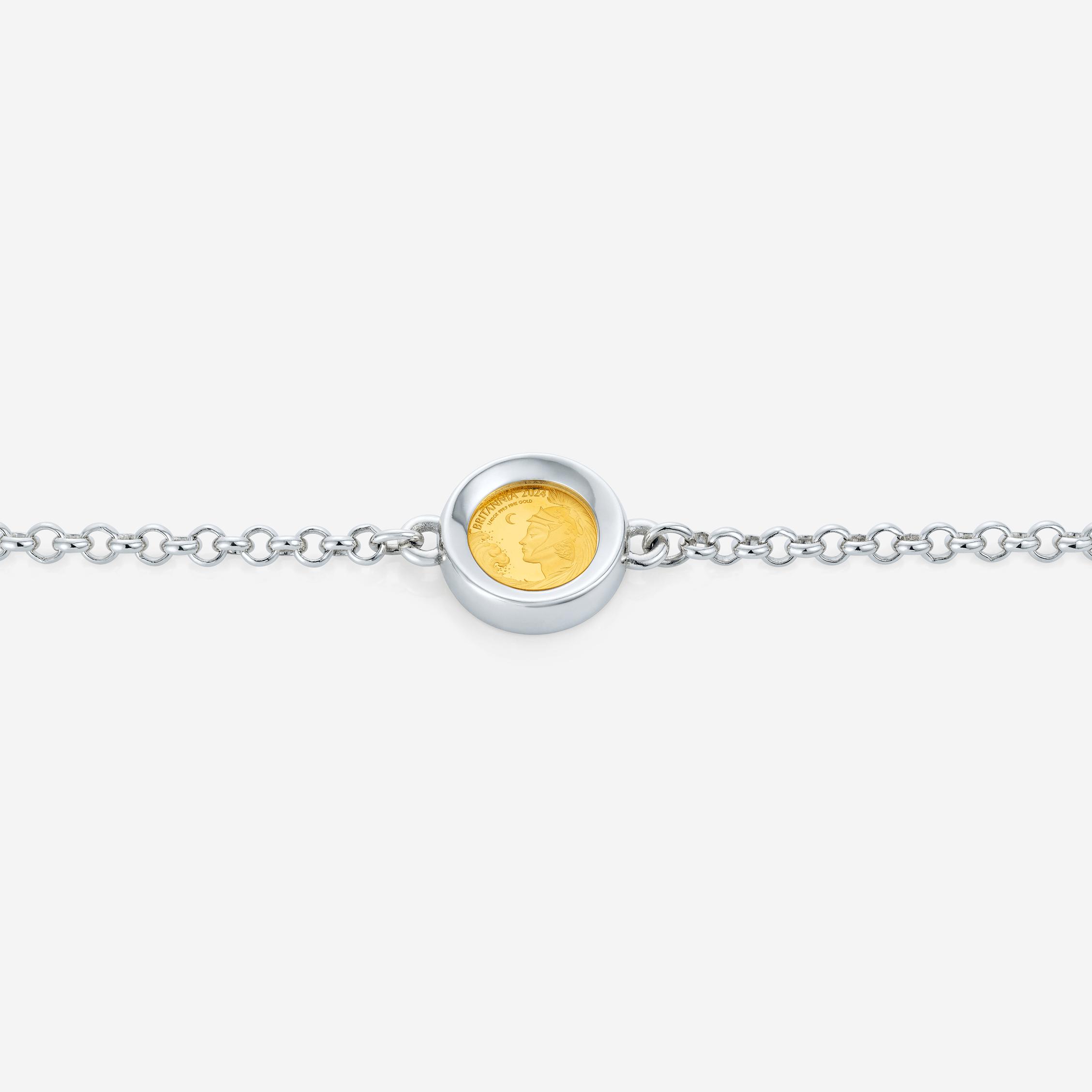 886 Royal Mint Bracelet 1/40oz Bracelet, Silver