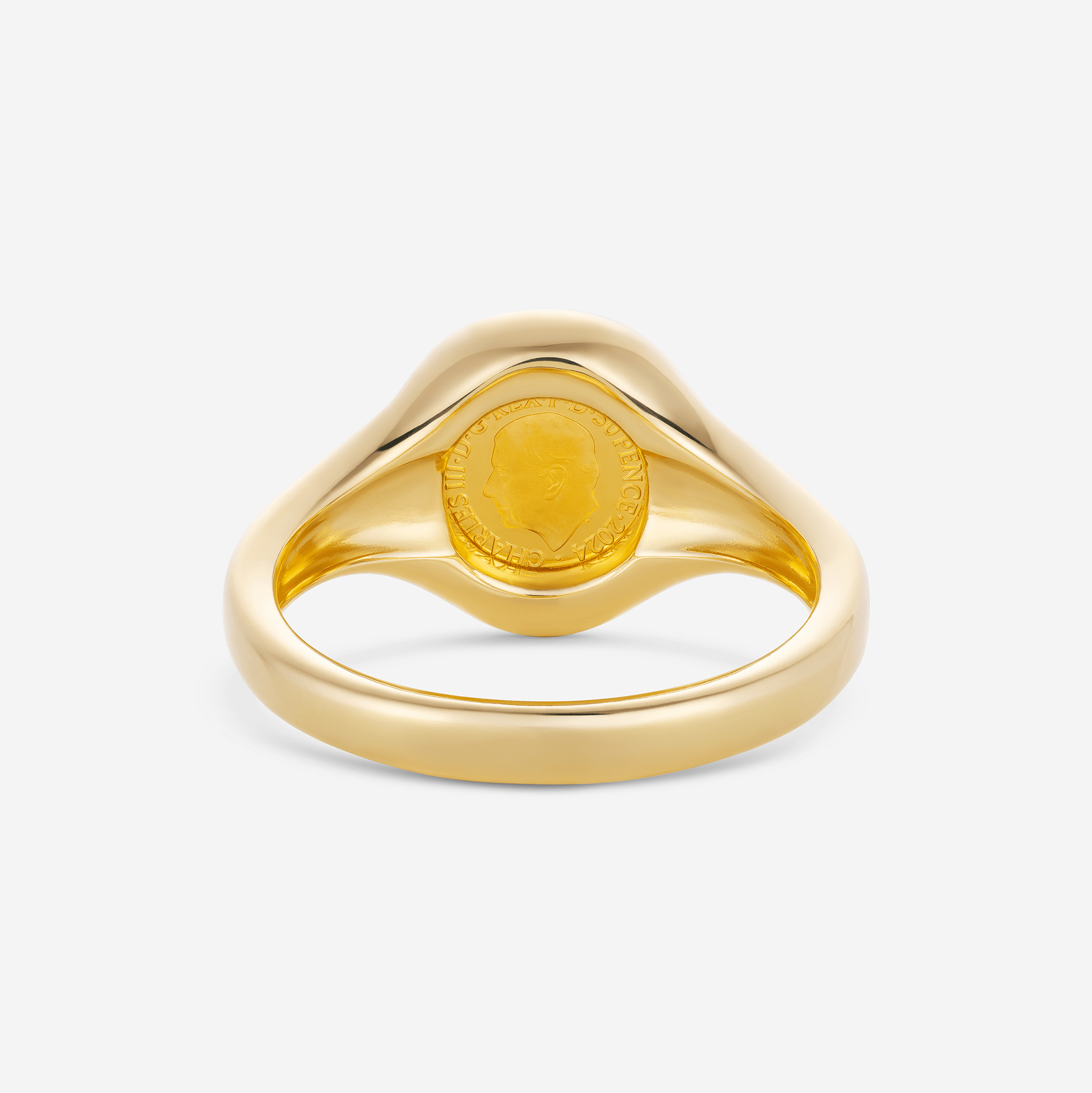 886 Royal Mint Rings 1/40oz Signet Ring, 18ct Yellow Gold