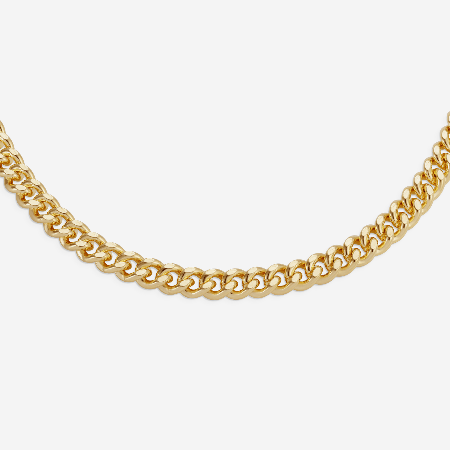886 Royal Mint Necklaces 886 Curb Chain in 18ct Yellow Gold