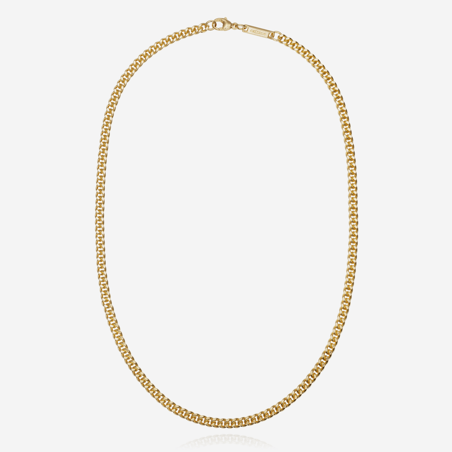 886 Royal Mint Necklaces 886 Curb Chain in 18ct Yellow Gold