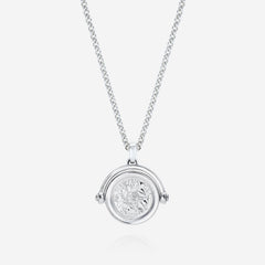 886 2026 Sixpence Coin Spinner with Chain Sterling Silver