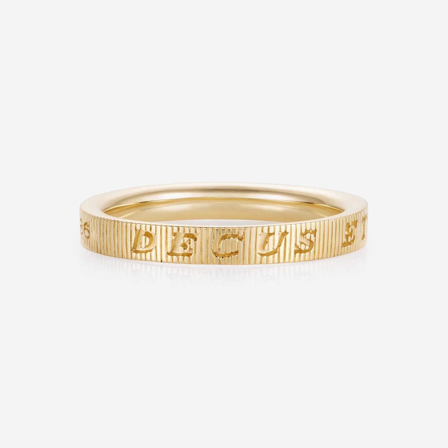 886 Royal Mint Rings Tutamen Small Ring 18ct Yellow Gold