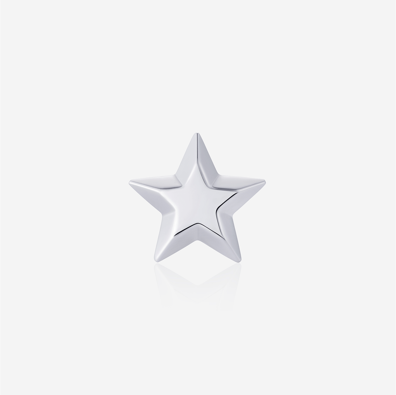 886 Royal Mint Pin Badge Shooting Star Pin Badge, Sterling Silver
