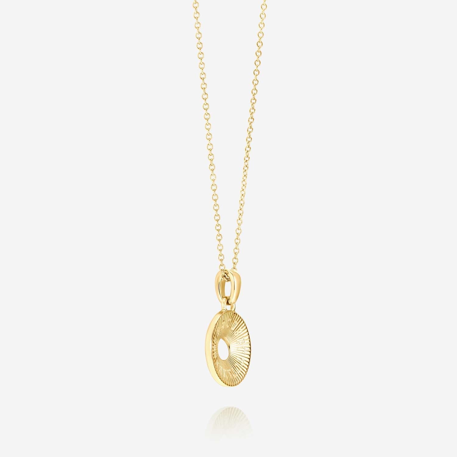 886 Royal Mint Necklaces Tutamen Round Pendant with Chain 18ct Yellow Gold