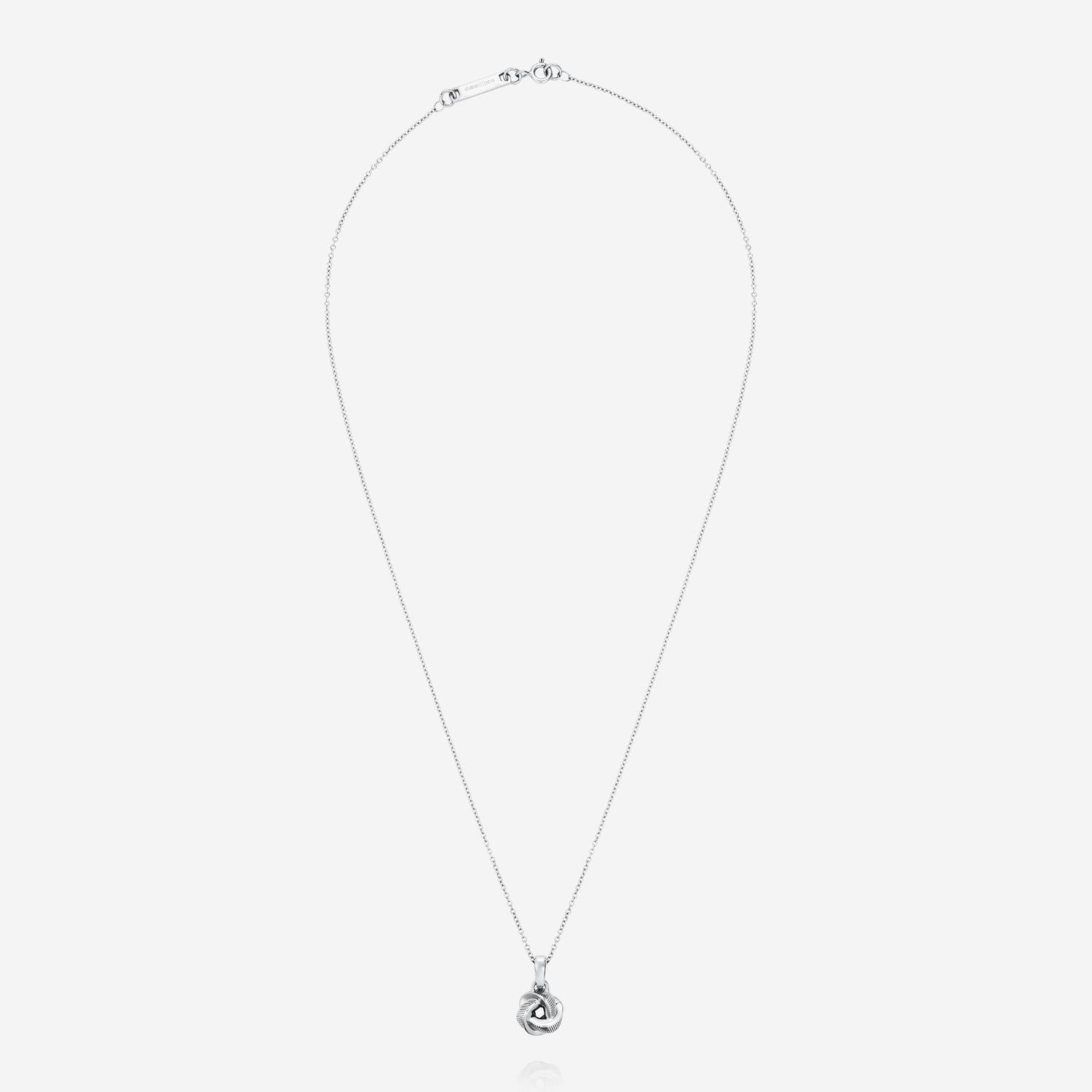 886 Royal Mint Knot Pendant With Chain Sterling Silver