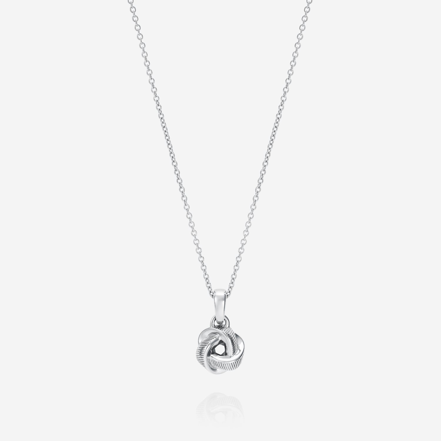 886 Royal Mint Knot Pendant With Chain Sterling Silver