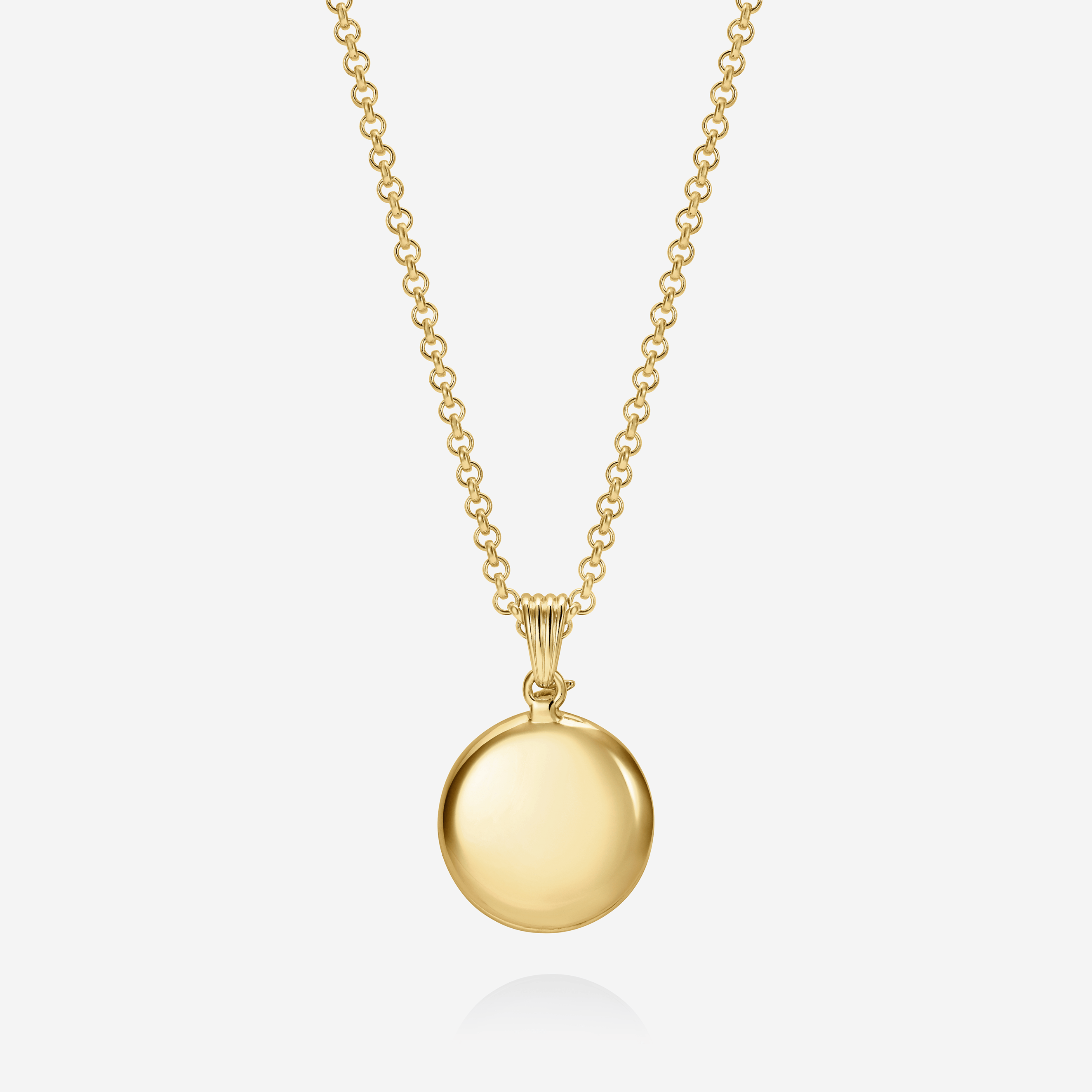 886 Royal Mint Pendants & Charms Night Sky Enamelled Spinner Pendant with 18 inch Small Belcher Chain, 18ct Yellow Gold