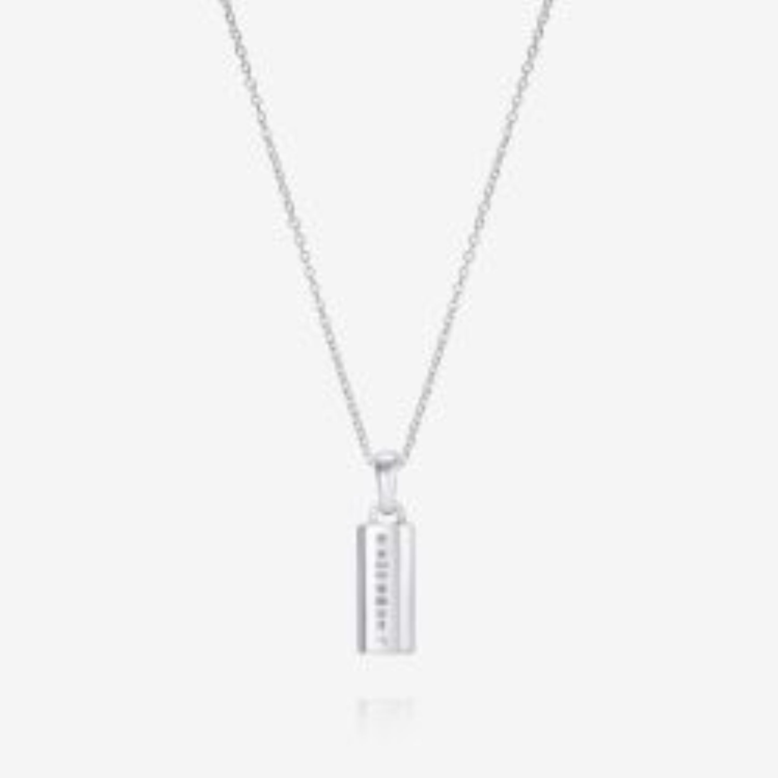 886 Royal Mint Pendants & Charms 886 Bar Pendant in Sterling Silver