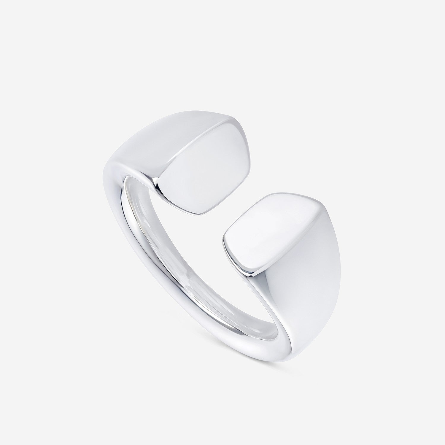 886 Royal Mint Rings Aurum Small Open Ring, Silver Sterling