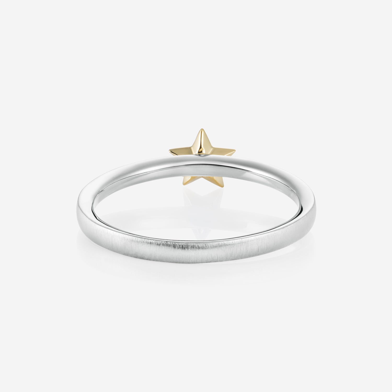 886 Royal Mint Rings Shooting Star Ring Silver & 9ct Yellow Gold