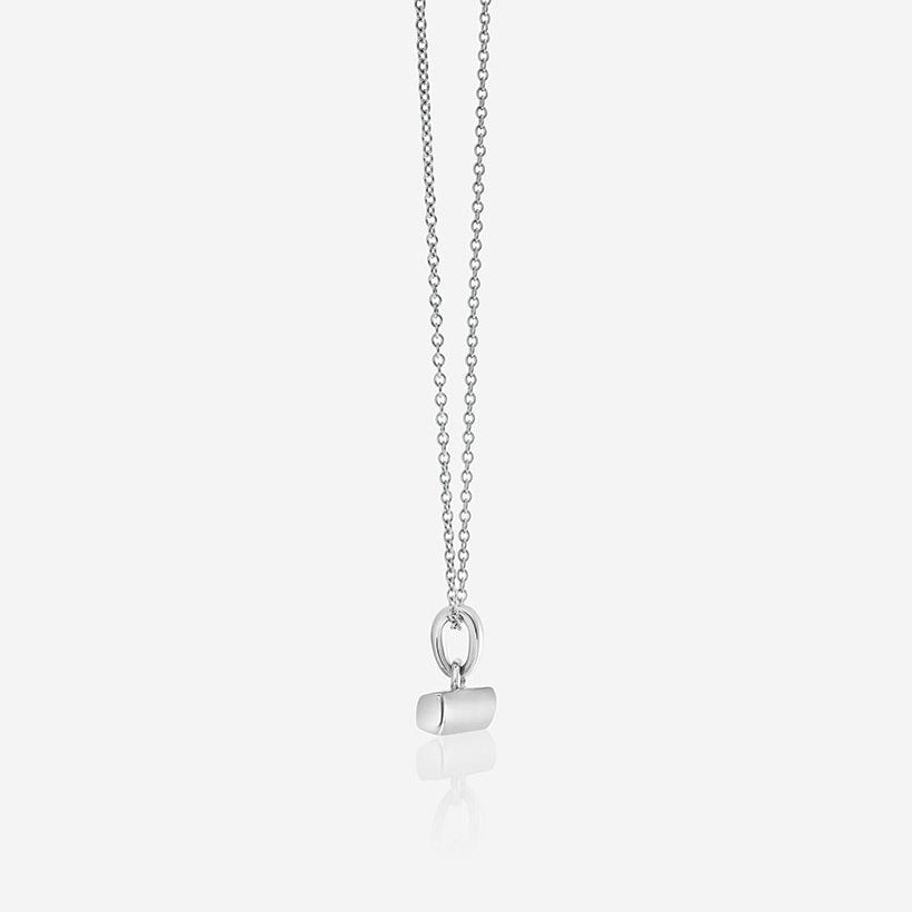 886 Royal Mint Necklaces 886 Small T-Bar Pendant with Chain in Sterling Silver