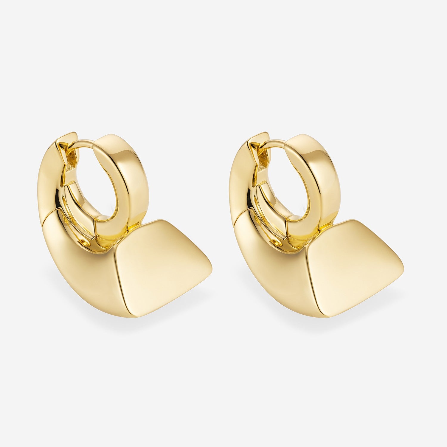 886 Royal Mint Earrings Aurum Bullion Hoop Earrings, 18ct Yellow Gold