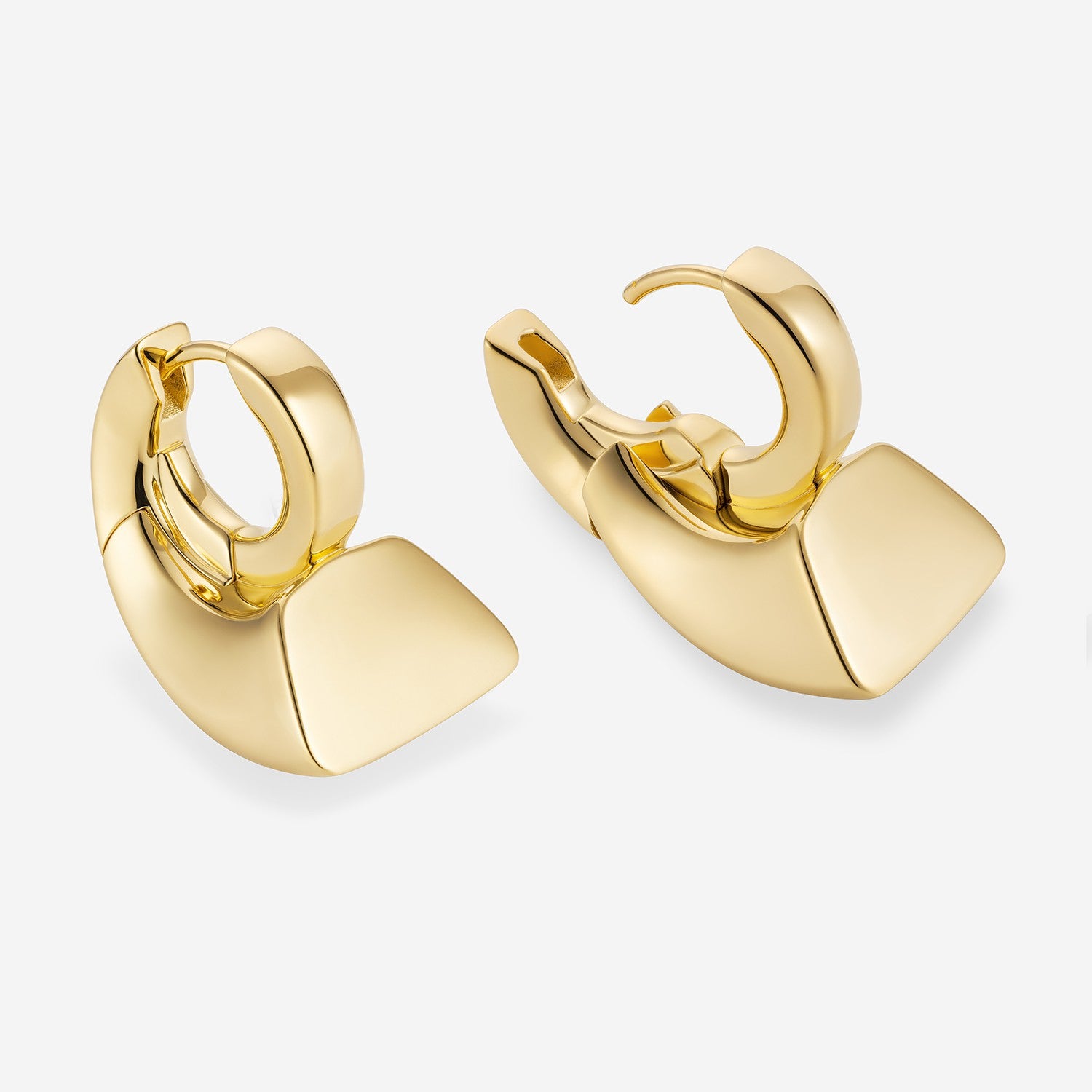 886 Royal Mint Earrings Aurum Bullion Hoop Earrings, 18ct Yellow Gold