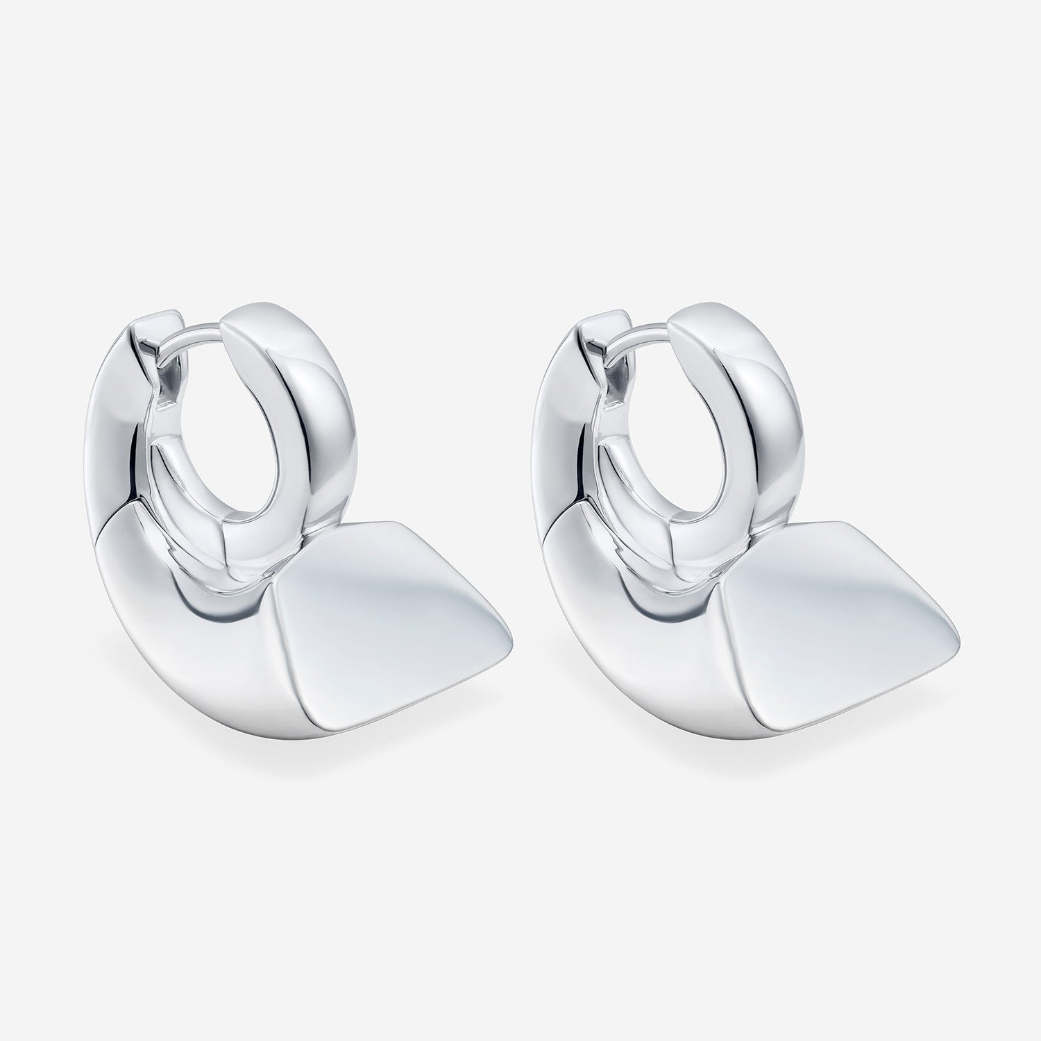 886 Royal Mint Earrings Aurum Bullion Hoop Earrings, Silver Sterling