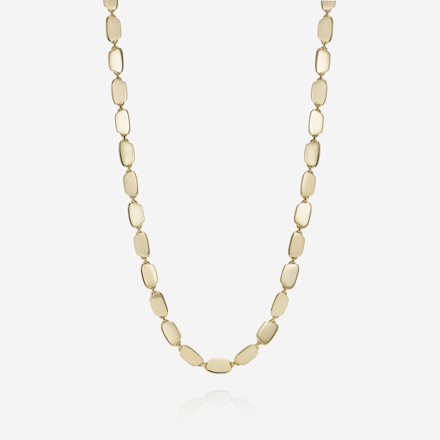 886 Royal Mint Necklaces Aurum Full Slice 16 inch Necklace, 9ct Yellow Gold