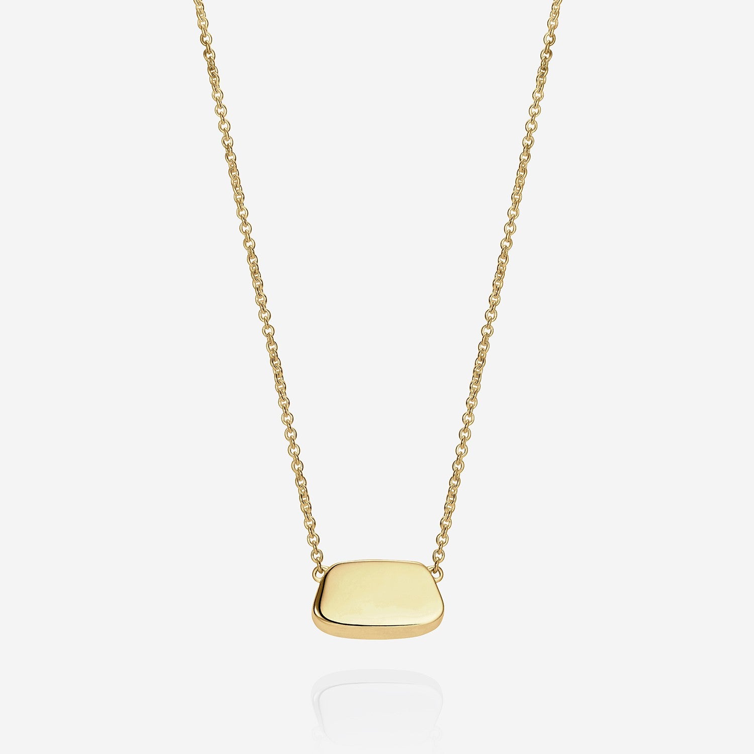 886 Royal Mint Necklaces Aurum Single Slice Necklace, 18ct Yellow Gold