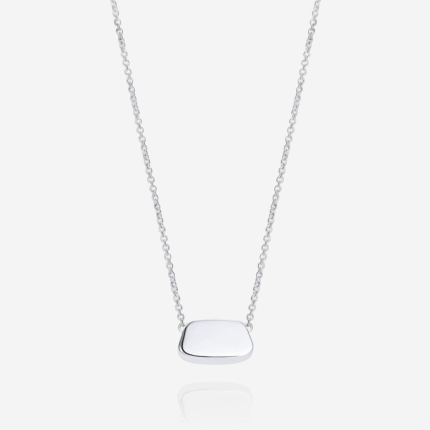 886 Royal Mint Necklaces Aurum Single Slice Necklace, Sterling Silver