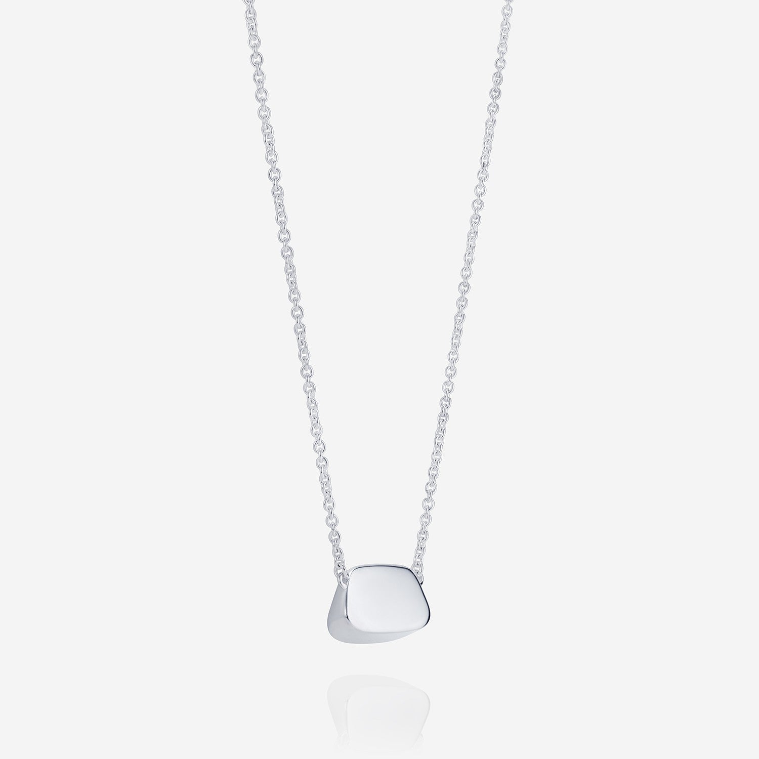 886 Royal Mint Necklaces Aurum Single Slice Necklace, Sterling Silver