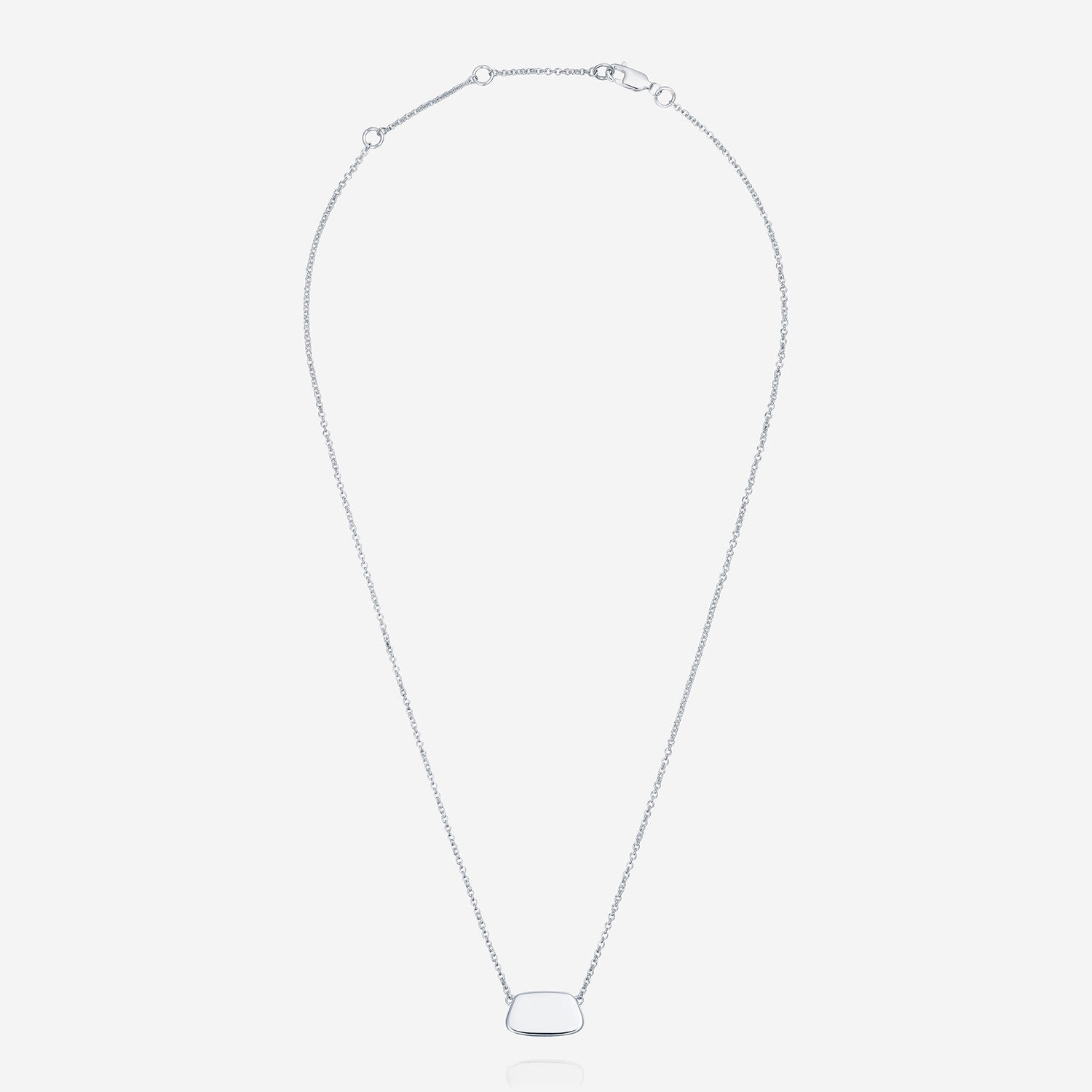 886 Royal Mint Necklaces Aurum Single Slice Necklace, Sterling Silver