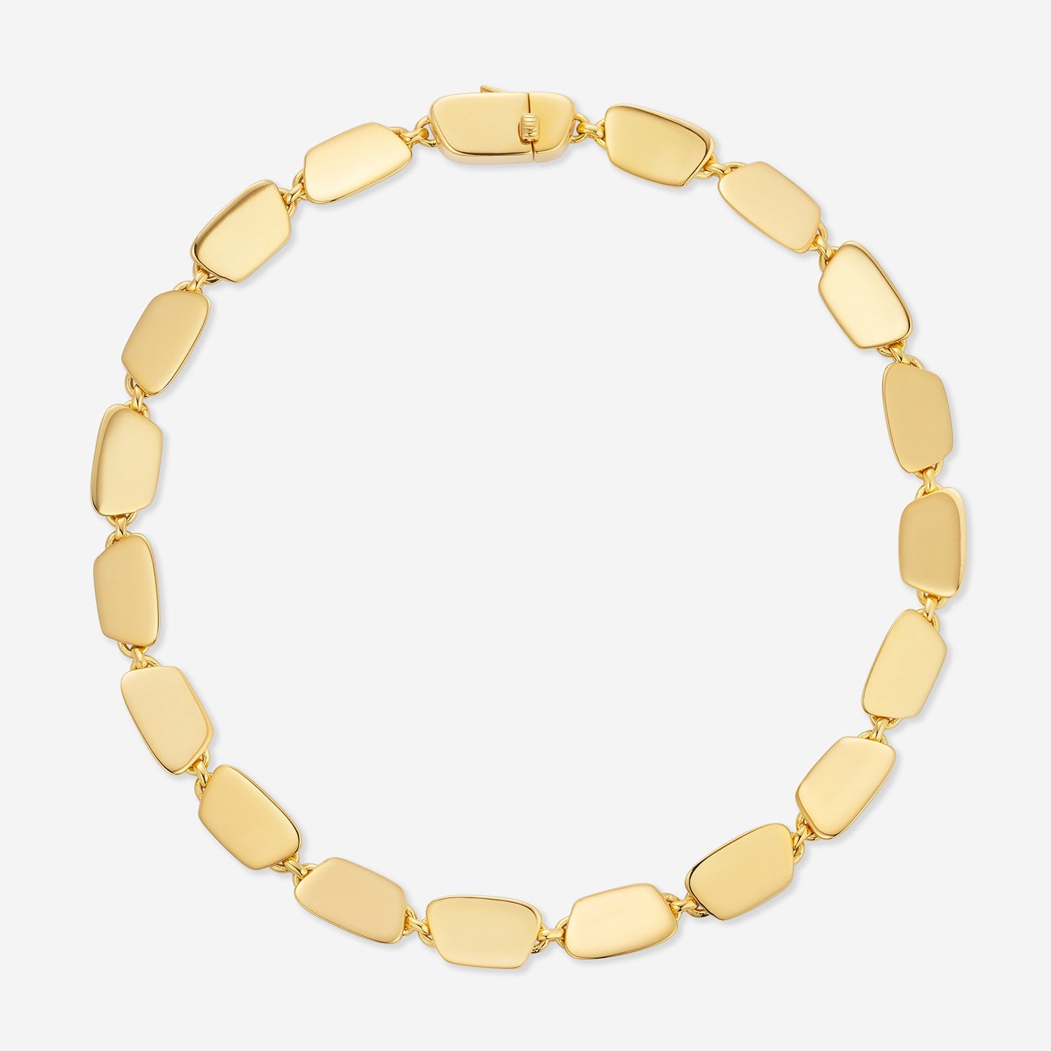 886 Royal Mint Bracelet Aurum Slice 8.5 inch Bracelet, 18ct Yellow Gold