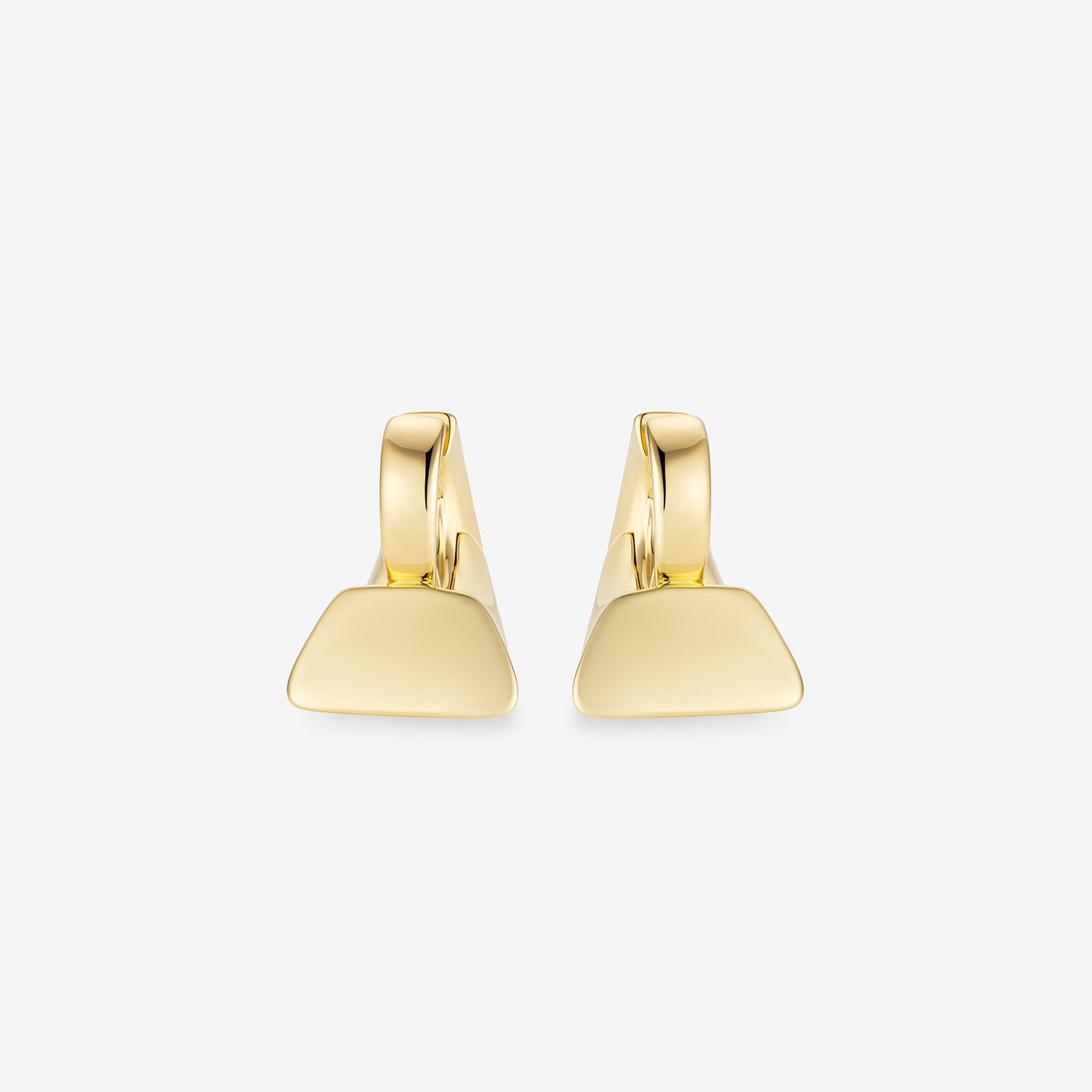 886 Royal Mint Earrings Aurum Bullion Huggie Hoop Earrings, 18ct Yellow Gold
