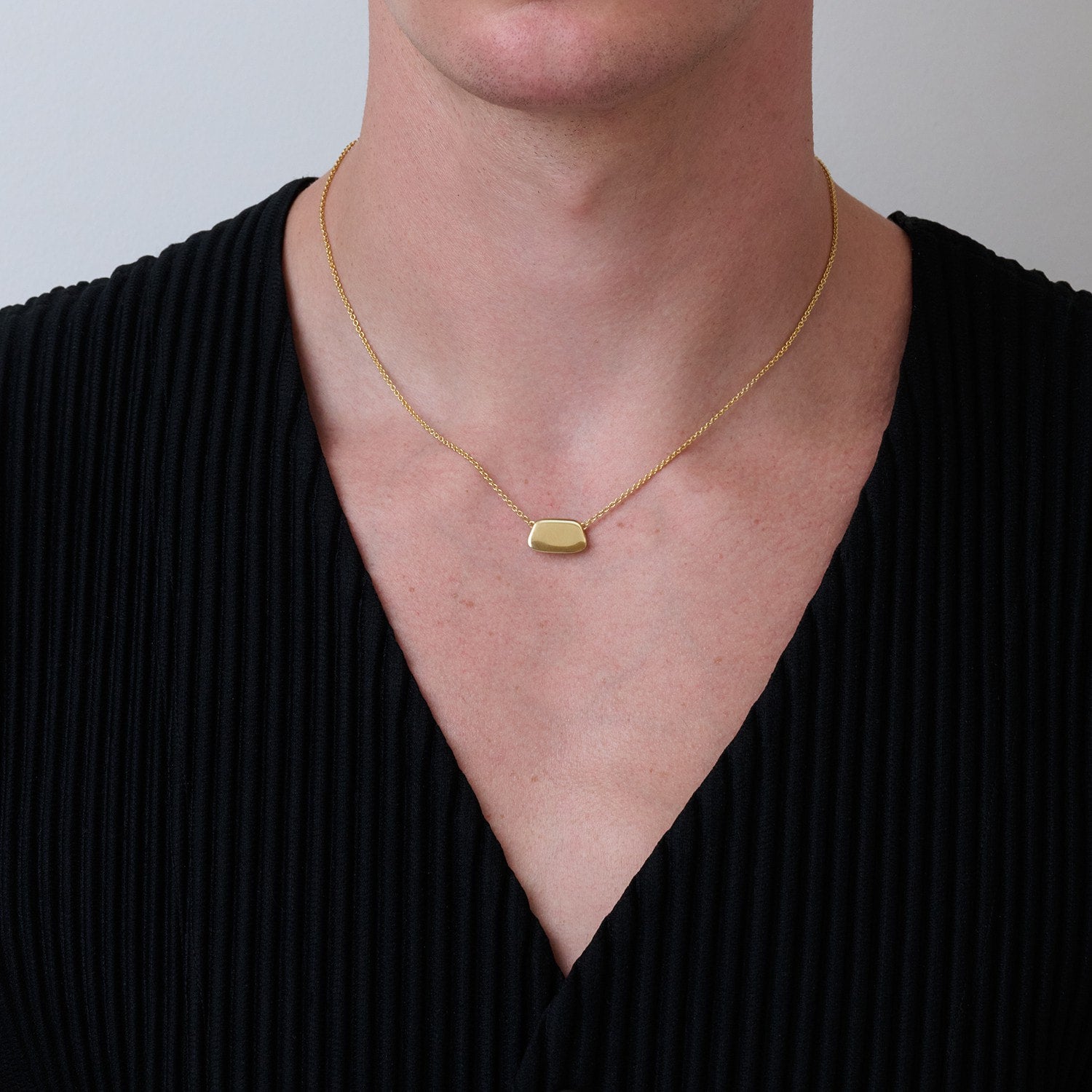 886 Royal Mint Necklaces Aurum Single Slice Necklace, 18ct Yellow Gold