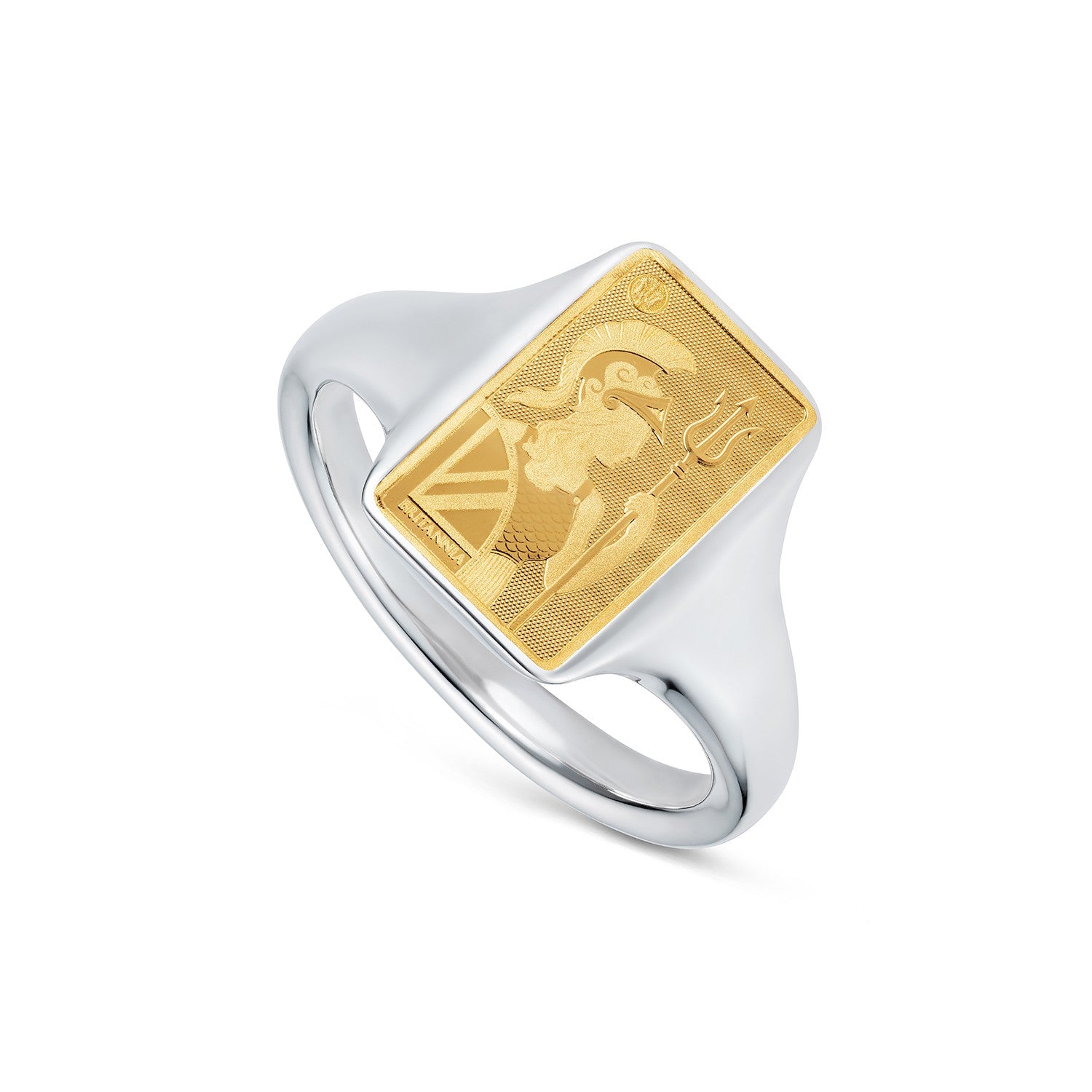 886 Royal Mint Rings Bullion Signet Ring in Silver