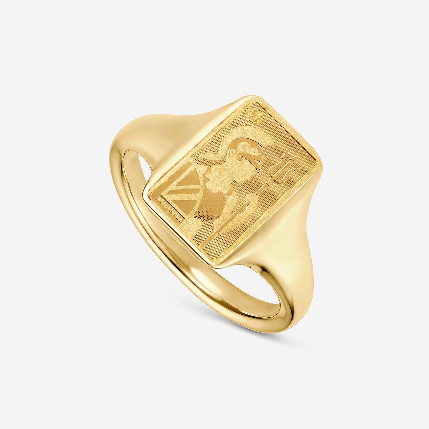886 Royal Mint Rings Bullion Signet Ring in 18ct Yellow Gold