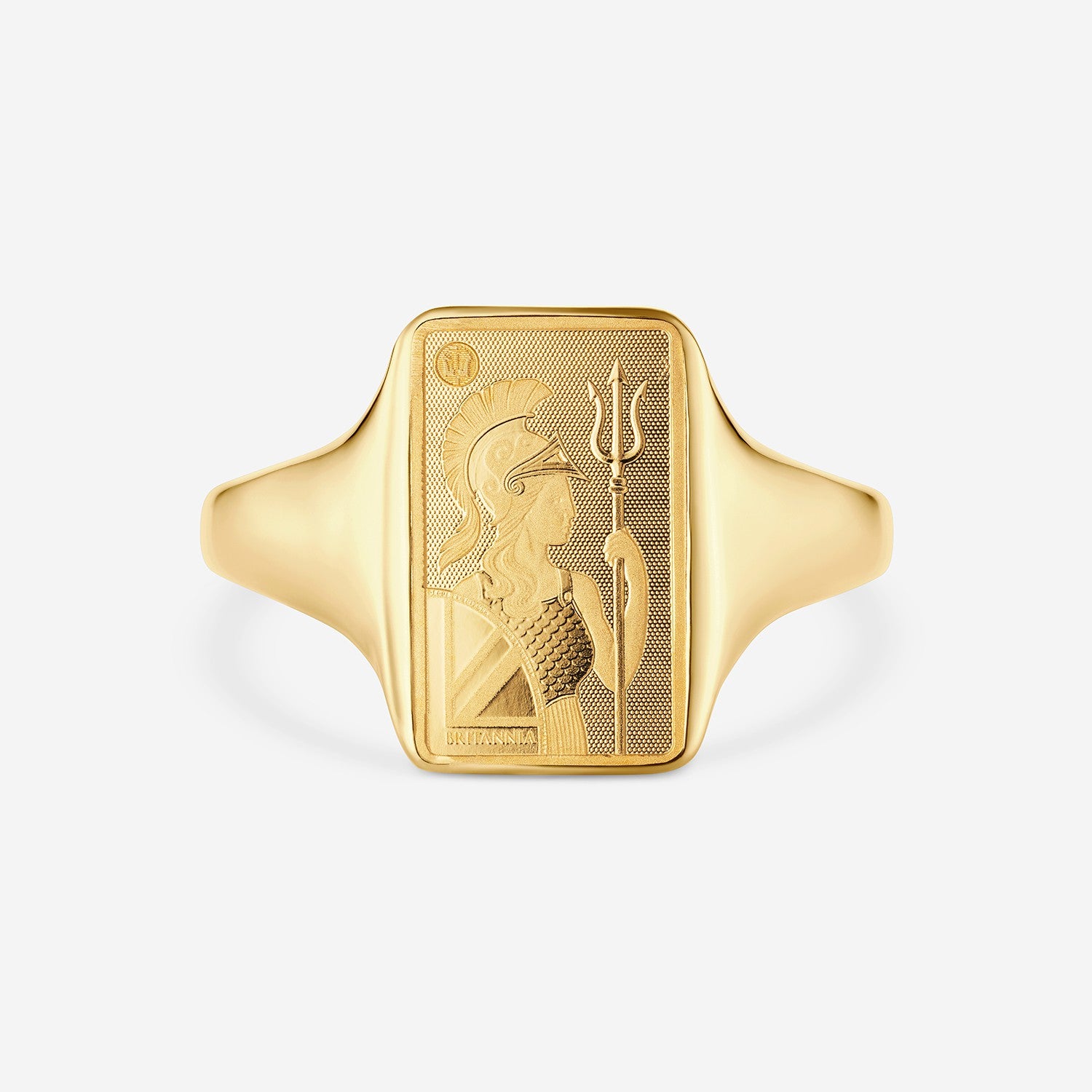 886 Royal Mint Rings Bullion Signet Ring in 18ct Yellow Gold