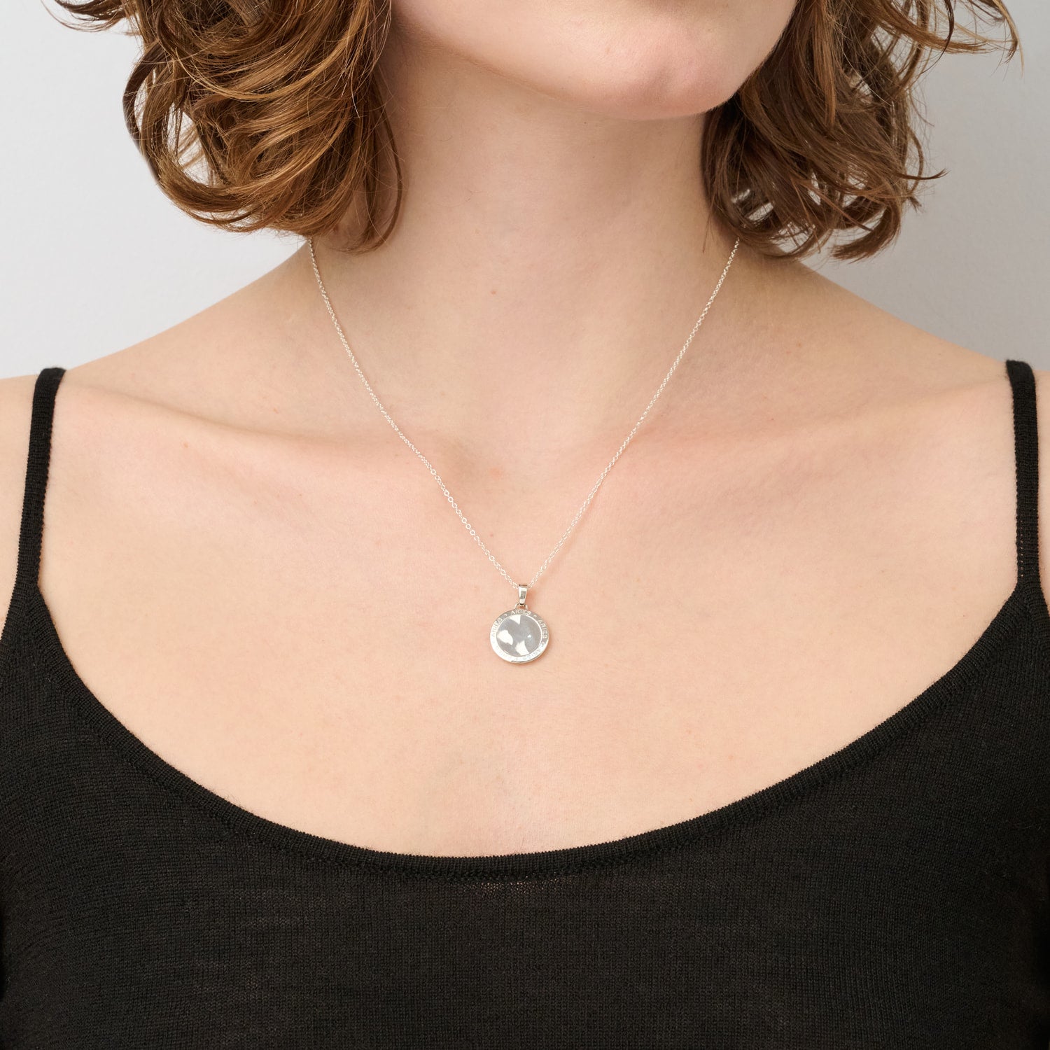 886 Royal Mint Necklaces 886 Caustic Pisces Pendant with Chain in Sterling Silver