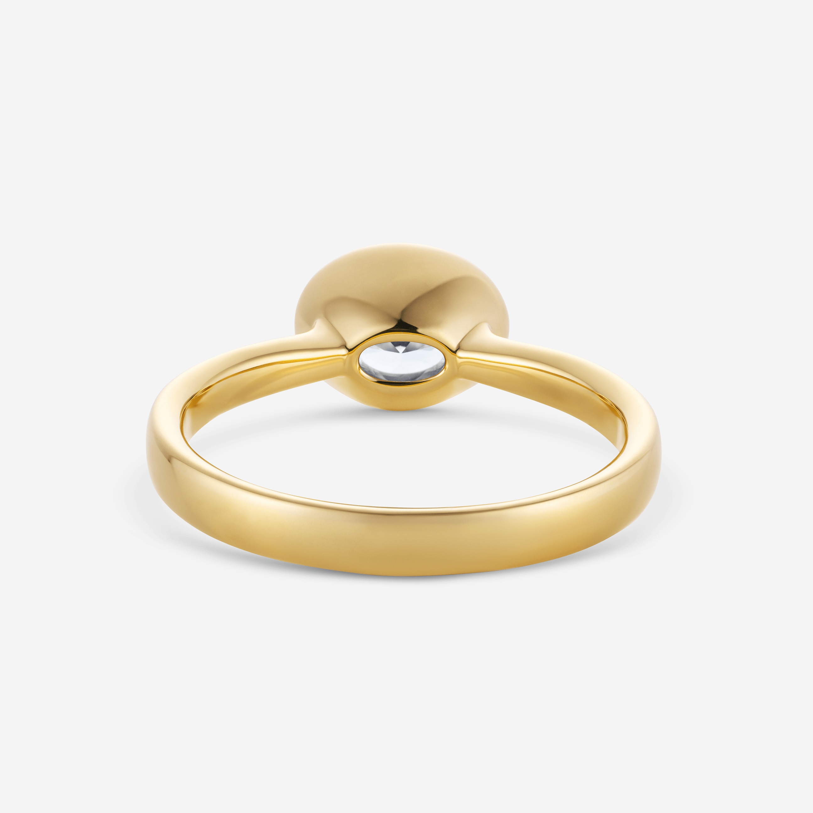 886 Royal Mint Oval Cut Lab Grown Diamond Engagement Ring, 18ct Yellow Gold