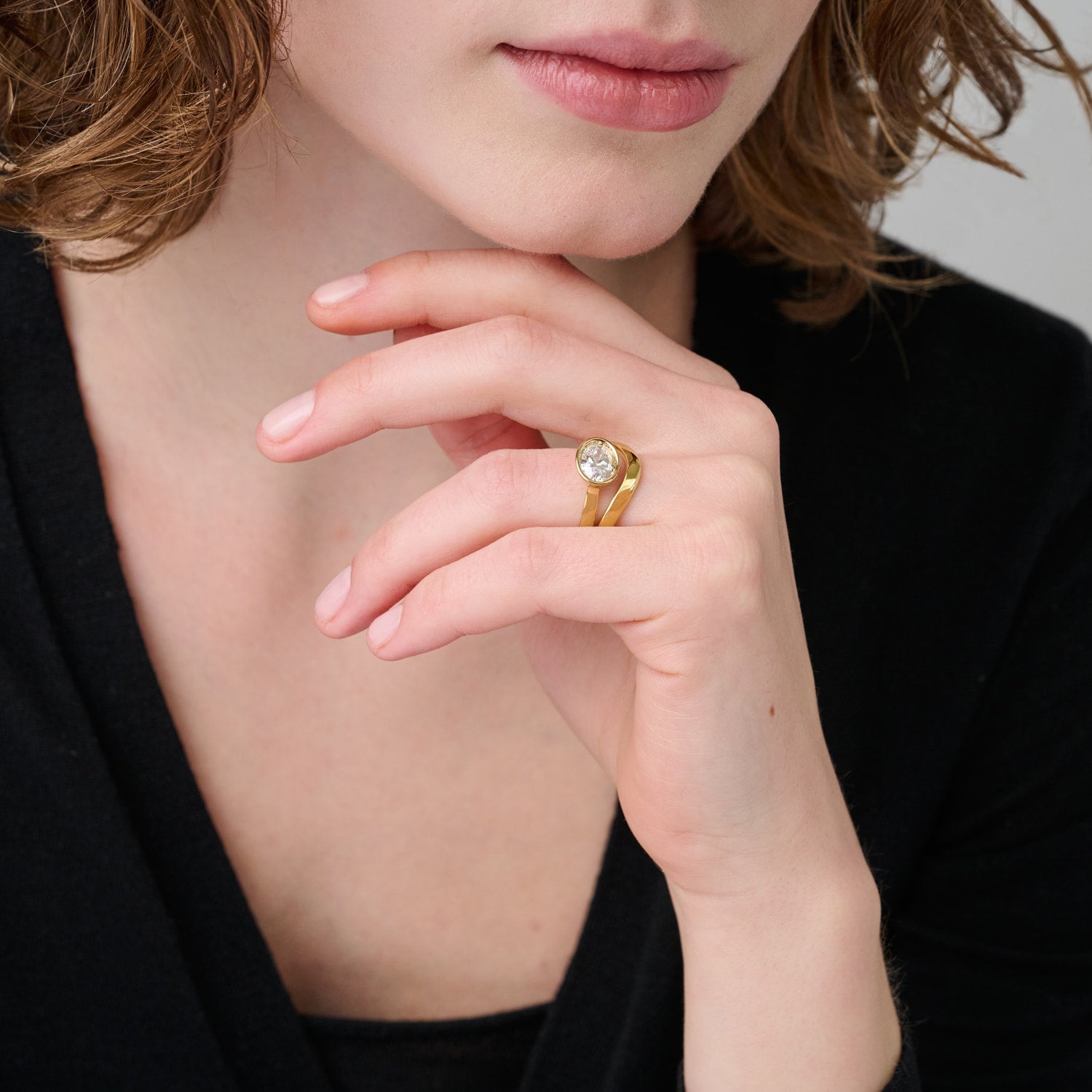 886 Royal Mint Oval Cut Diamond Engagement Ring, 18ct Yellow Gold