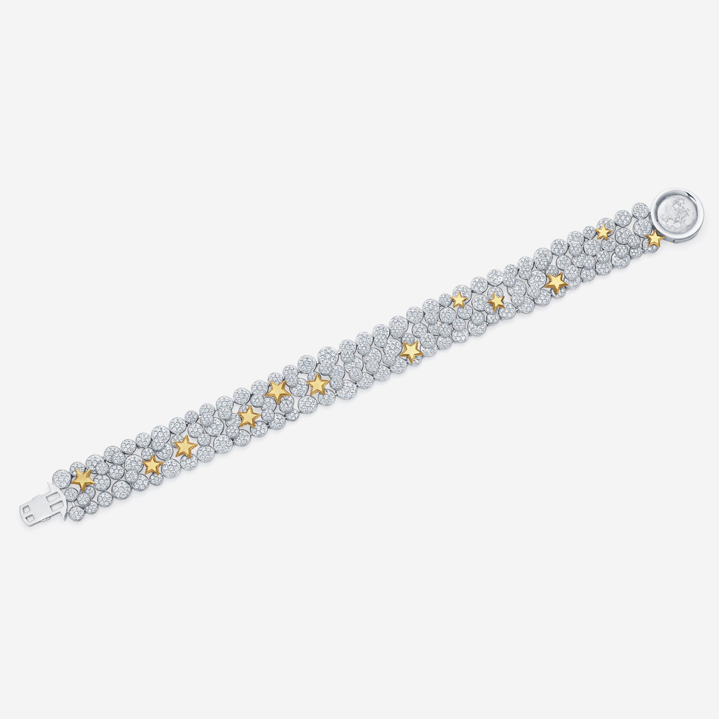 886 Royal Mint Necklaces Night Sky Pave Choker, 18ct Yellow & White Gold