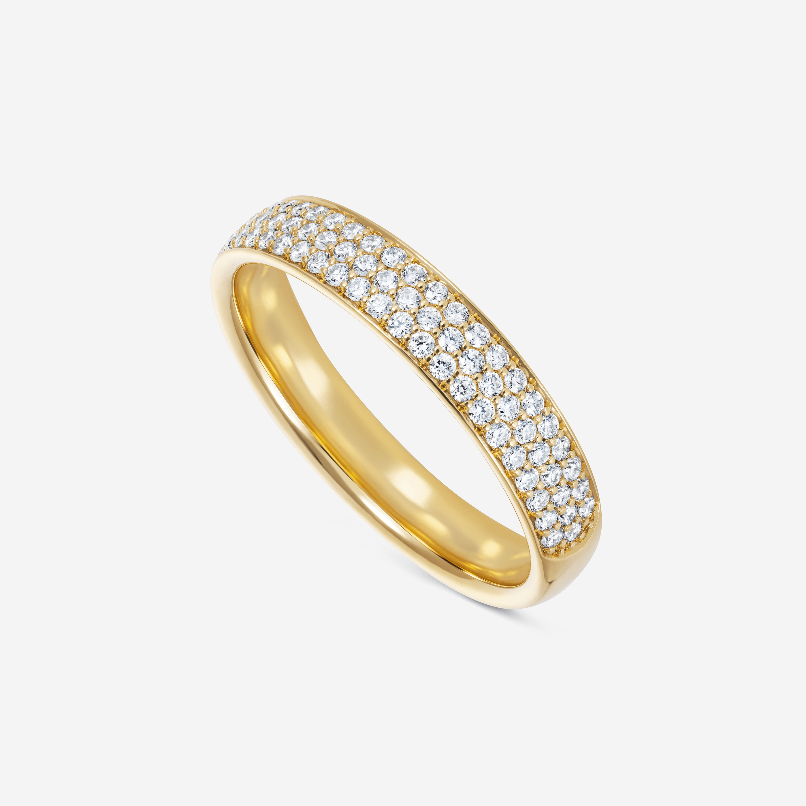 886 Royal Mint Rings Pavé Lab Grown Diamonds Ring, 18ct Yellow Gold