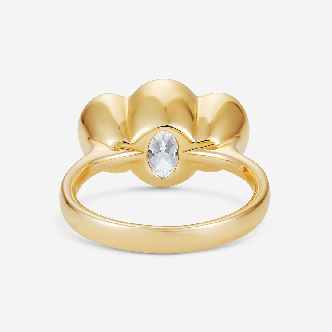 886 Royal Mint Rings Trilogy Diamond Engagement Ring, 18ct Yellow Gold