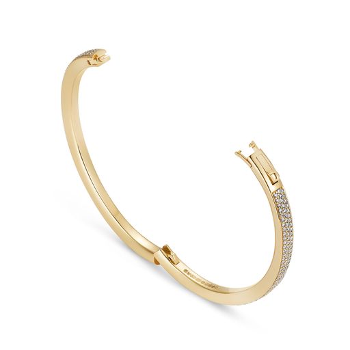 886 Royal Mint Bracelet 886 Pavé Bangle in 18ct Yellow Gold
