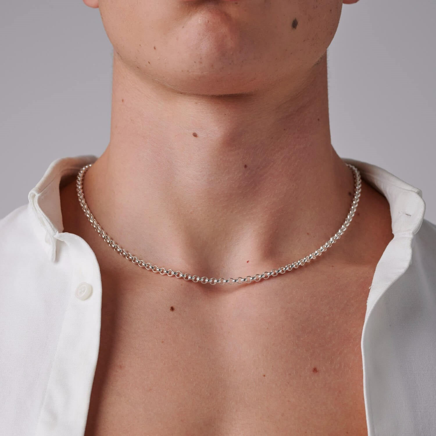 886 Royal Mint Necklaces 886 Belcher Chain in Sterling Silver