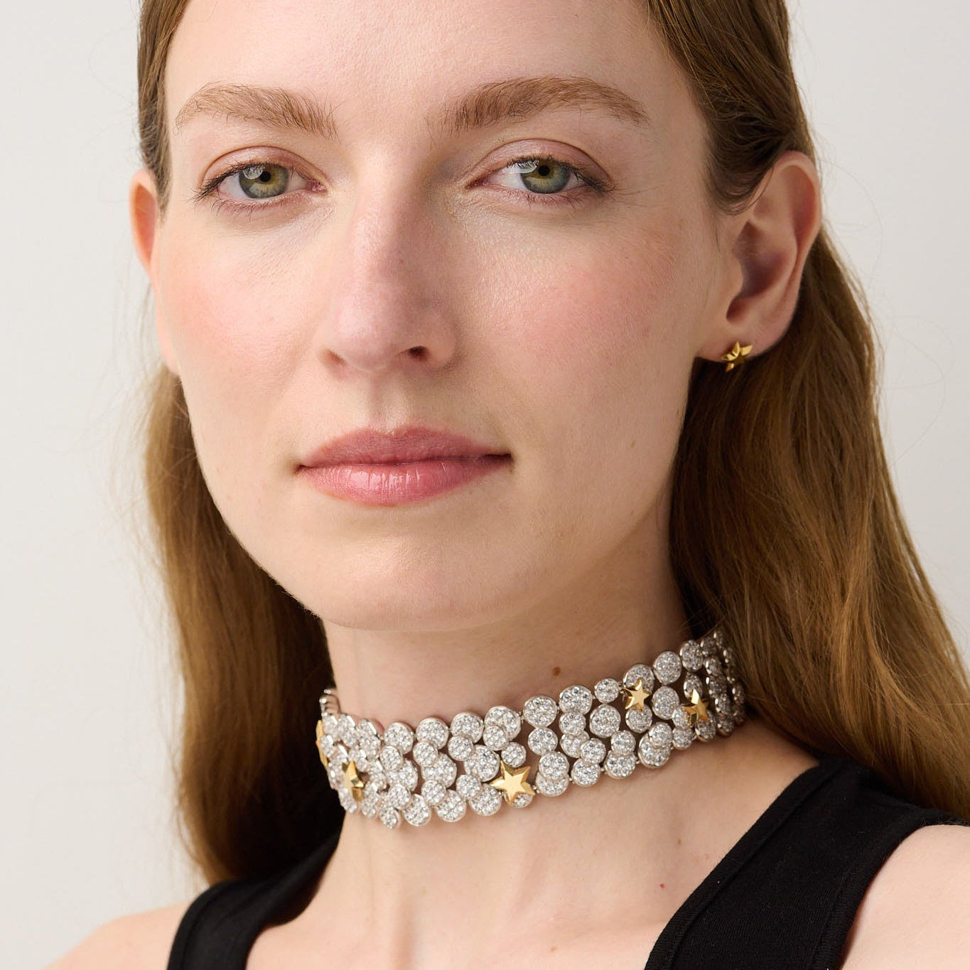 886 Royal Mint Necklaces Night Sky Pavé Choker, 18ct Yellow & White Gold