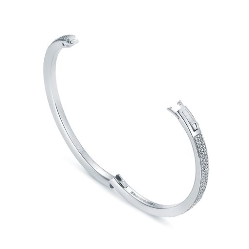 886 Royal Mint Bracelet 886 Pavé Bangle in 18ct White Gold