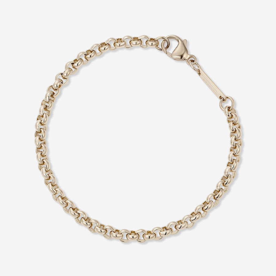 886 Belcher Chain Bracelet in 9ct Yellow Gold 886 Royal Mint