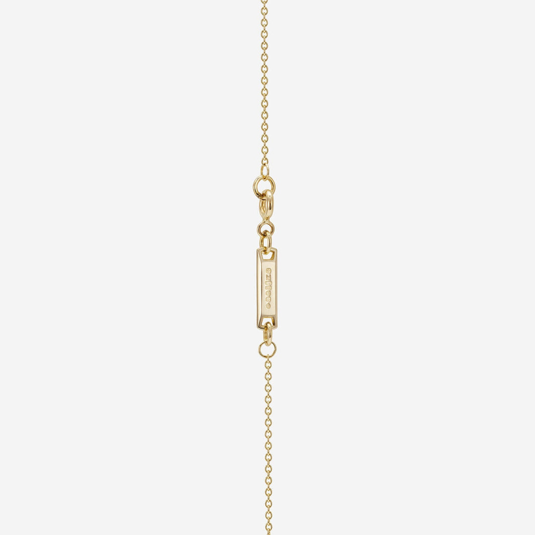 886 Pav Button Pendant with Chain in 18ct Yellow Gold – 886 Royal Mint