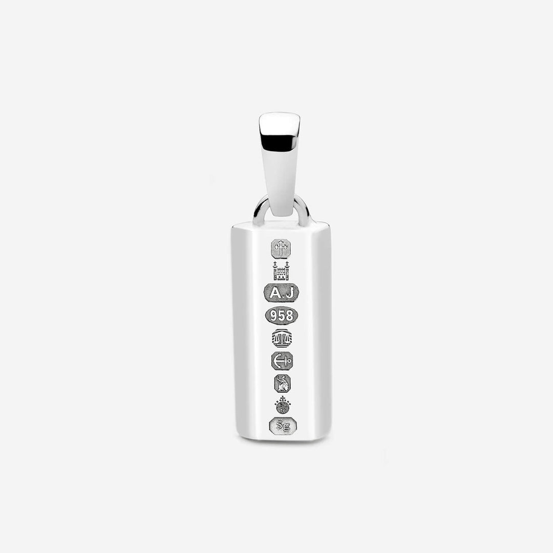 886 Bar Pendant in Sterling Silver – 886 Royal Mint