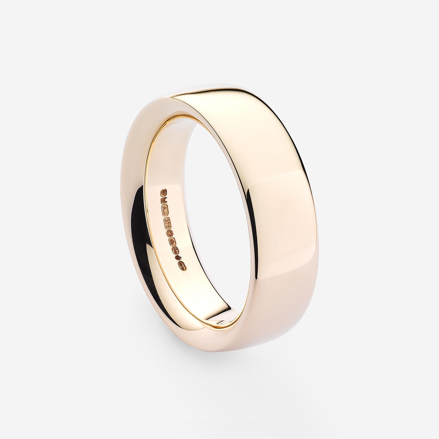 886 Bold Band Ring in 9ct Yellow Gold – 886 Royal Mint