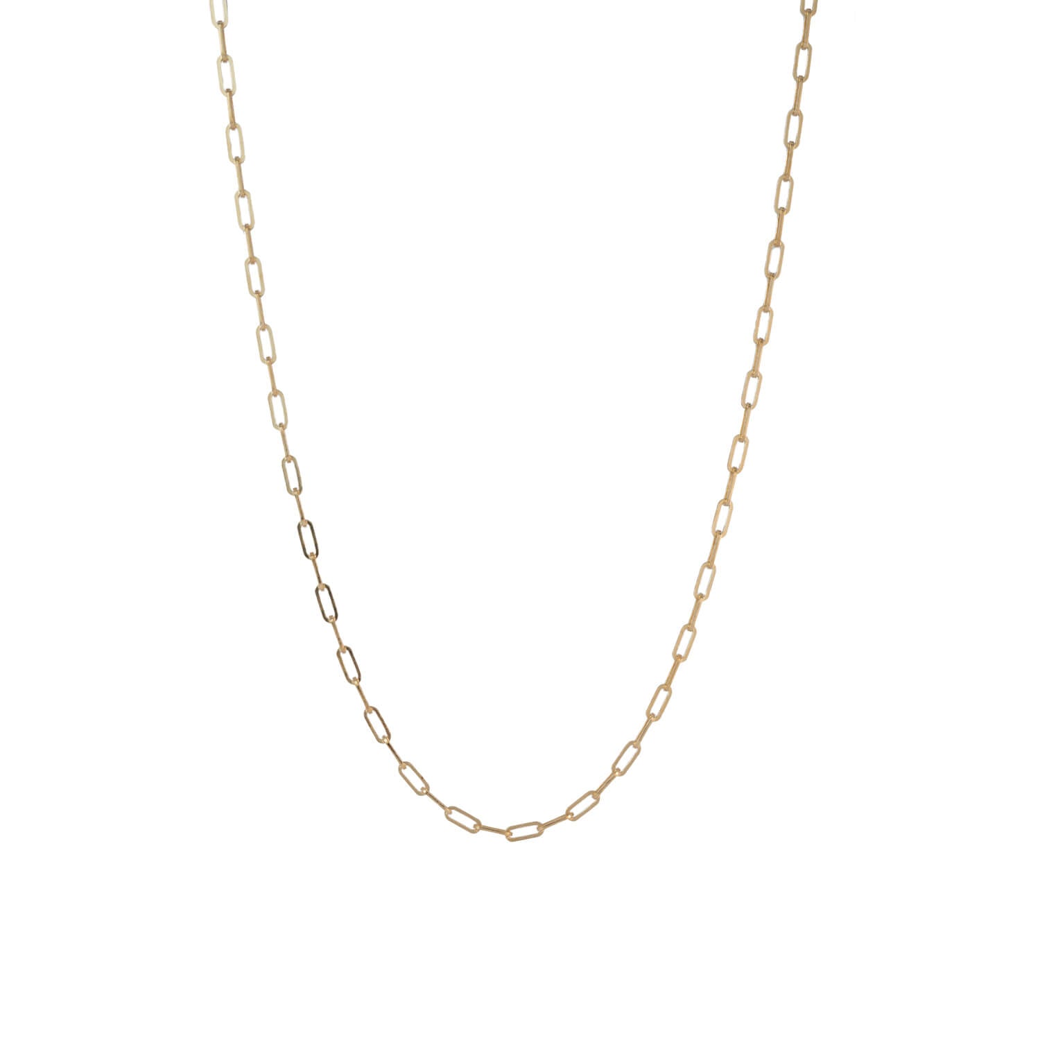 886 Royal Mint Necklaces 16 inch 886 Square Trace Chain in 9ct Yellow Gold